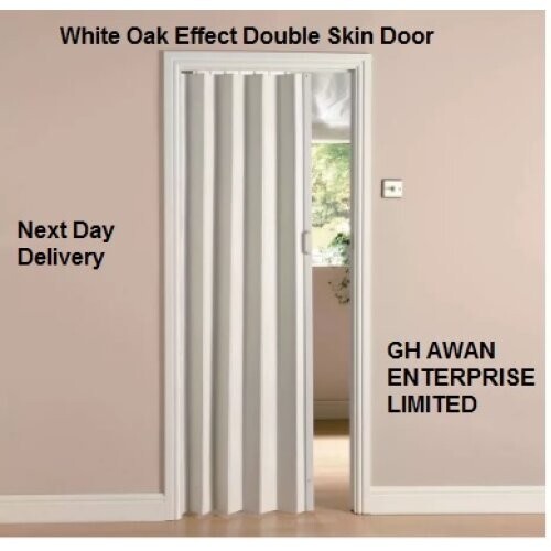 White oak effect central - white,