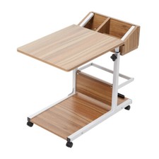 Rolling Computer Desk C-Shaped