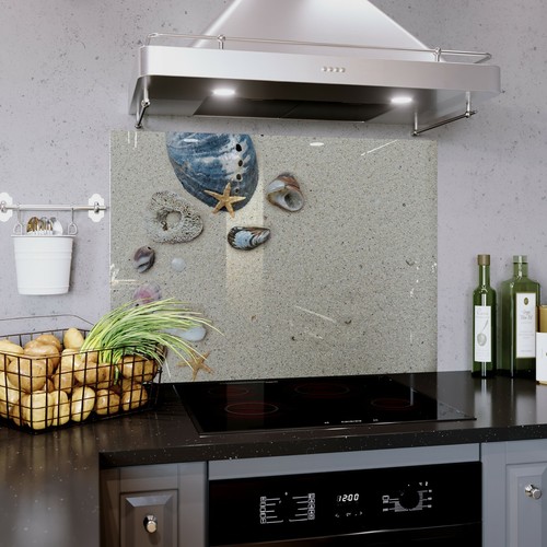 Glass splashback kitchen - glass,