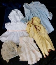 BUNDLE of 5 DOLL DRESSES, DOLL