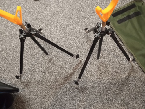 Orange rod rest tripod - orange,