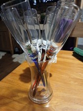 SET OF 6 MULTI COLOURED