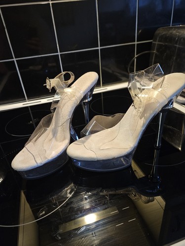 Pleaser womens white heels - womens,