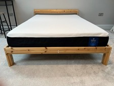Double bed frame with mattress