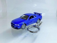 Nissan Skyline Gt-R&Bnr34/Key Chain /TOY JAPAN