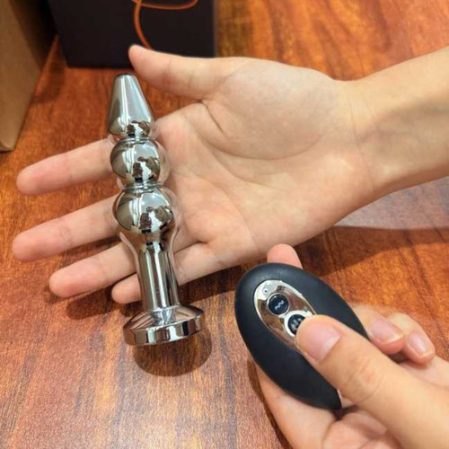 Metal spot vibrator anal - metal,