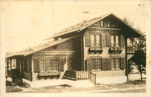 1941 swiss chalet new glarus - swiss, chalet,