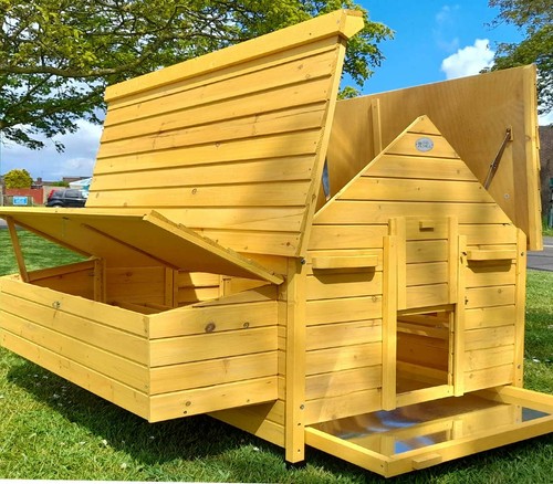 Extra large chicken coop - large, run
