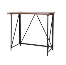 SEPONI Folding Desk – Walnut Effect | Ready-Assembled | Space-Saving Design |