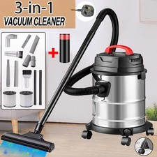 2000W Vacuum Cleaner Wet and Dry Bagless 20L Cylinder Powerful Compact Cleaning
