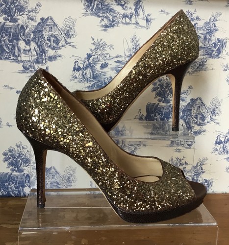 Jimmy choo luna gold glitter - jimmy,
