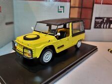 Citroen Mehari 4x4 Plage 1979 Yellow 1:24 Diecast Scale Model Car Hachette