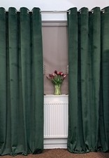 Velvet Eyelet Curtains