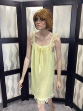 1960/70s Vintage Nighty Baby Doll Yellow  By C&A