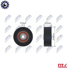 DEFLECTIONGUIDE PULLEY VRIBBED