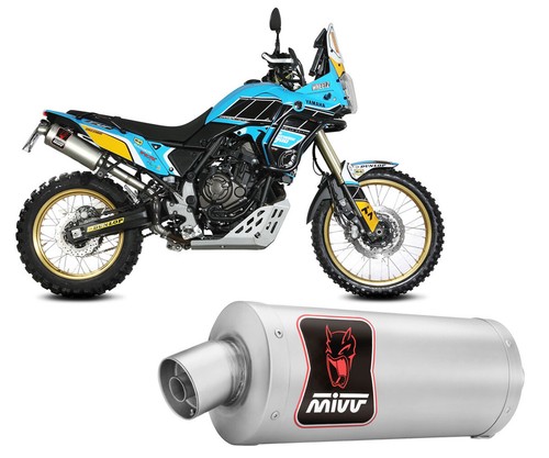 Mivv exhaust muffler - exhaust, dakar