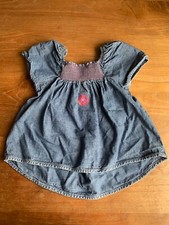 Phister & Philina Vintage Danish Designer Denim Tunic Top Age 4