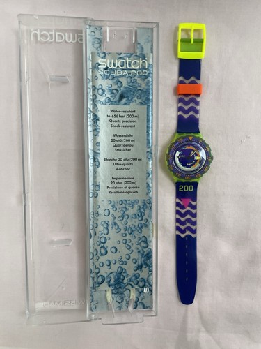 Colourful 1992 swatch - colourful, scuba