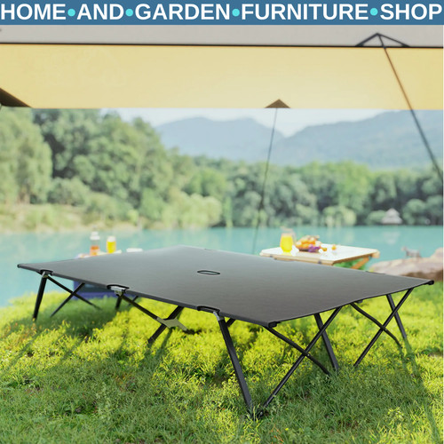 Double camping bed sleeping - camping,