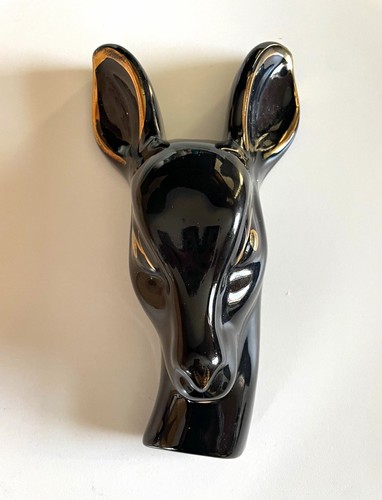 1950 deer head ceramic - 1950’s,