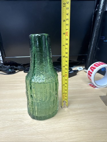 Whitefriars glass bottle - glass, vase