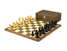 Walnut Chess Set 16 Inch with
