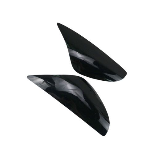 Black motorcycle headlight - black,
