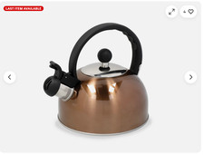 La Cafetière Stainless Steel Copper Effect 1.3l Whistling Kettle Induction Safe