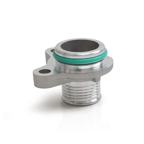 Coolant hose aluminum flange - coolant,