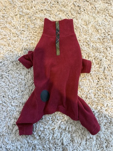 Barbour red dog fleece - barbour,