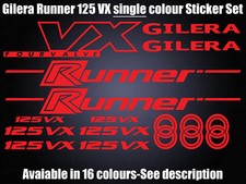 Gilera Runner 125 VX Decals /