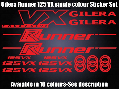 Gilera runner 125 decals - 125, vx