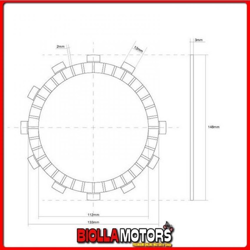 741388 single disc - single, clutch