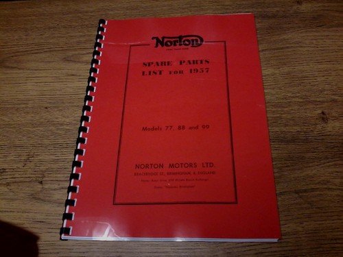 Norton model 99 parts - 88,,