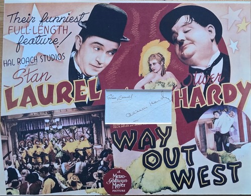 Laurel and hardy - and, 14x11