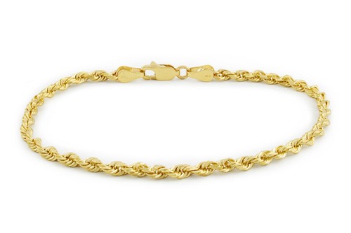10k yellow gold mens - gold, 9"