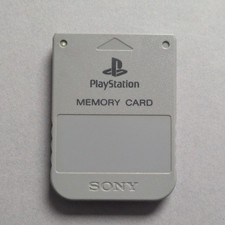 Grey Official PS1 Memory Card