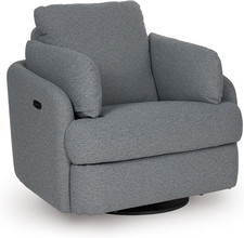 Nuvella Gray Swivel Power