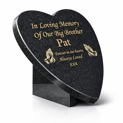 Personalised memorial grave - memorial,