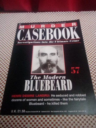 Murder casebook magazine - murder,