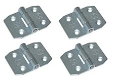 4 X Locker / Door Hinge, Zinc