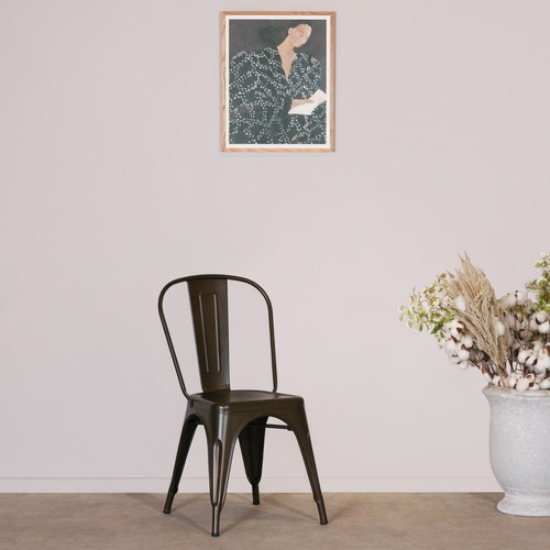 Tolix inspired metal dining - inspired,