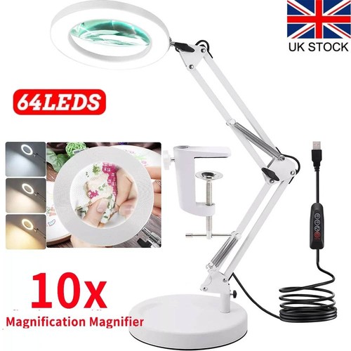 10x magnifying glass desk - magnifying,