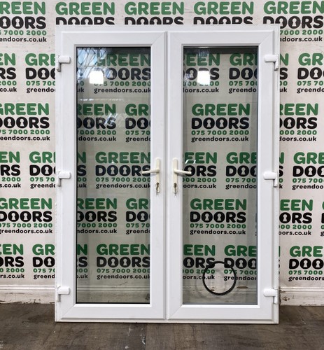 White wide french - wide, doors