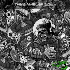 ROLLED - THE GAMBLER Hydrographics Film Hydro Dipping Graphic Dip UK Skulls