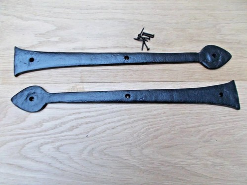 Rustic iron door dummy hinge