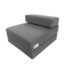 MyLayabout MEMORY FOAM Z Bed/Fold Out guest Bed Sofabed/Chair/Futon Kids | Grey