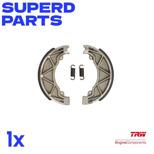 Brake shoes rear 140x25mm - brake,