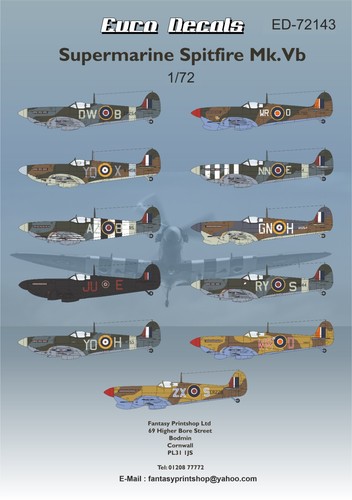 Euro decals 72143 - decals, ed-72143