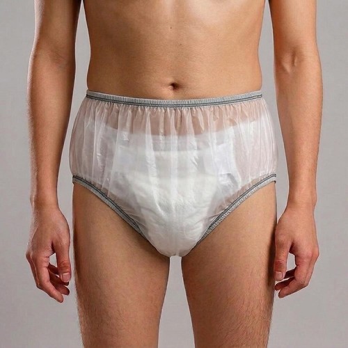 Plastic pants soft pvc - pants, xl